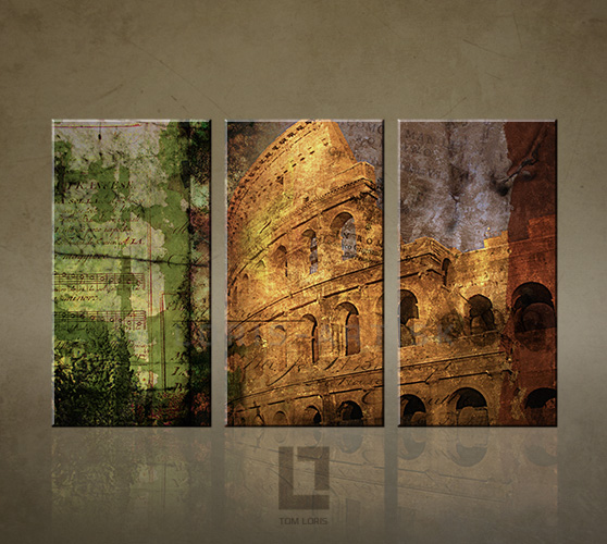 Obraz na zeď 3 dílný  - Roman Colosseum